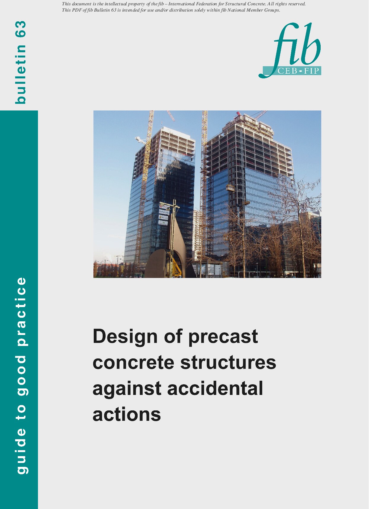 Design of precast concrete structures against accidental actions