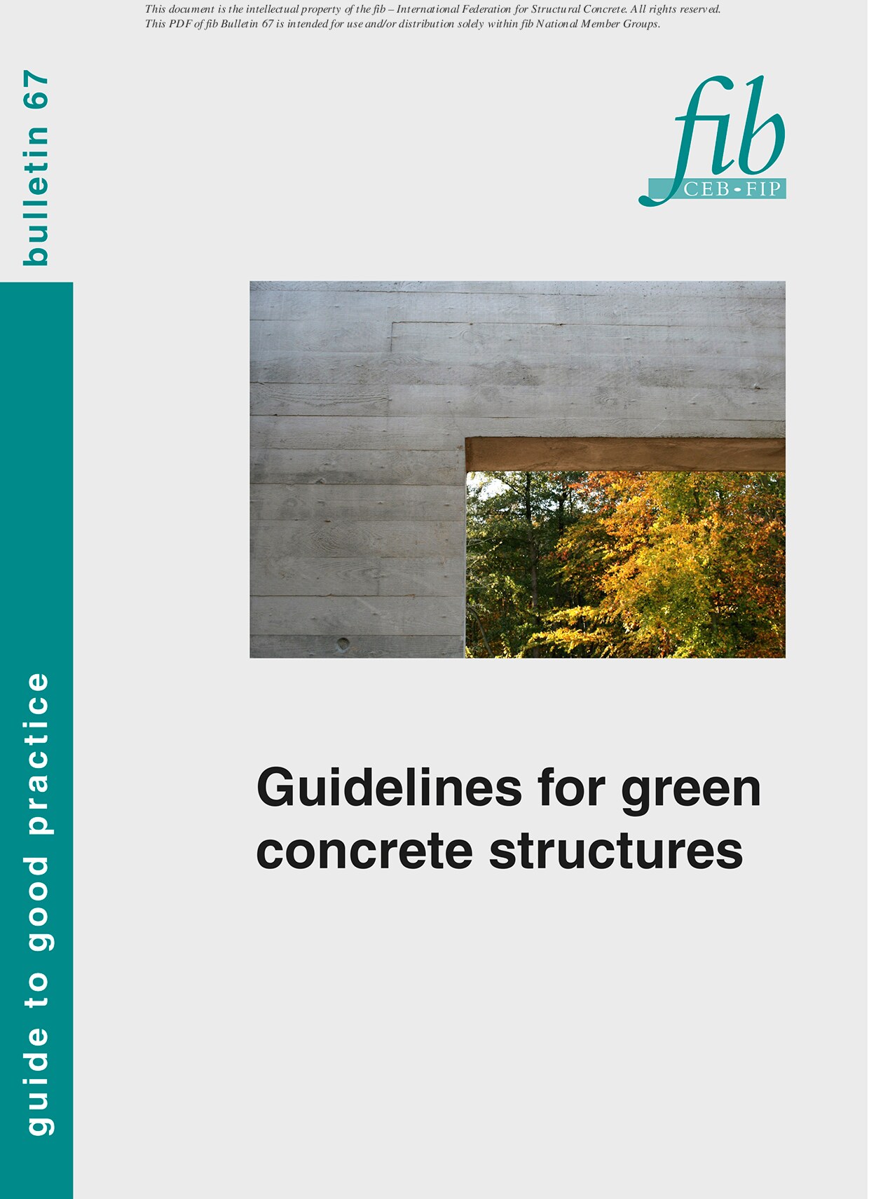 Guidelines for green concrete structures